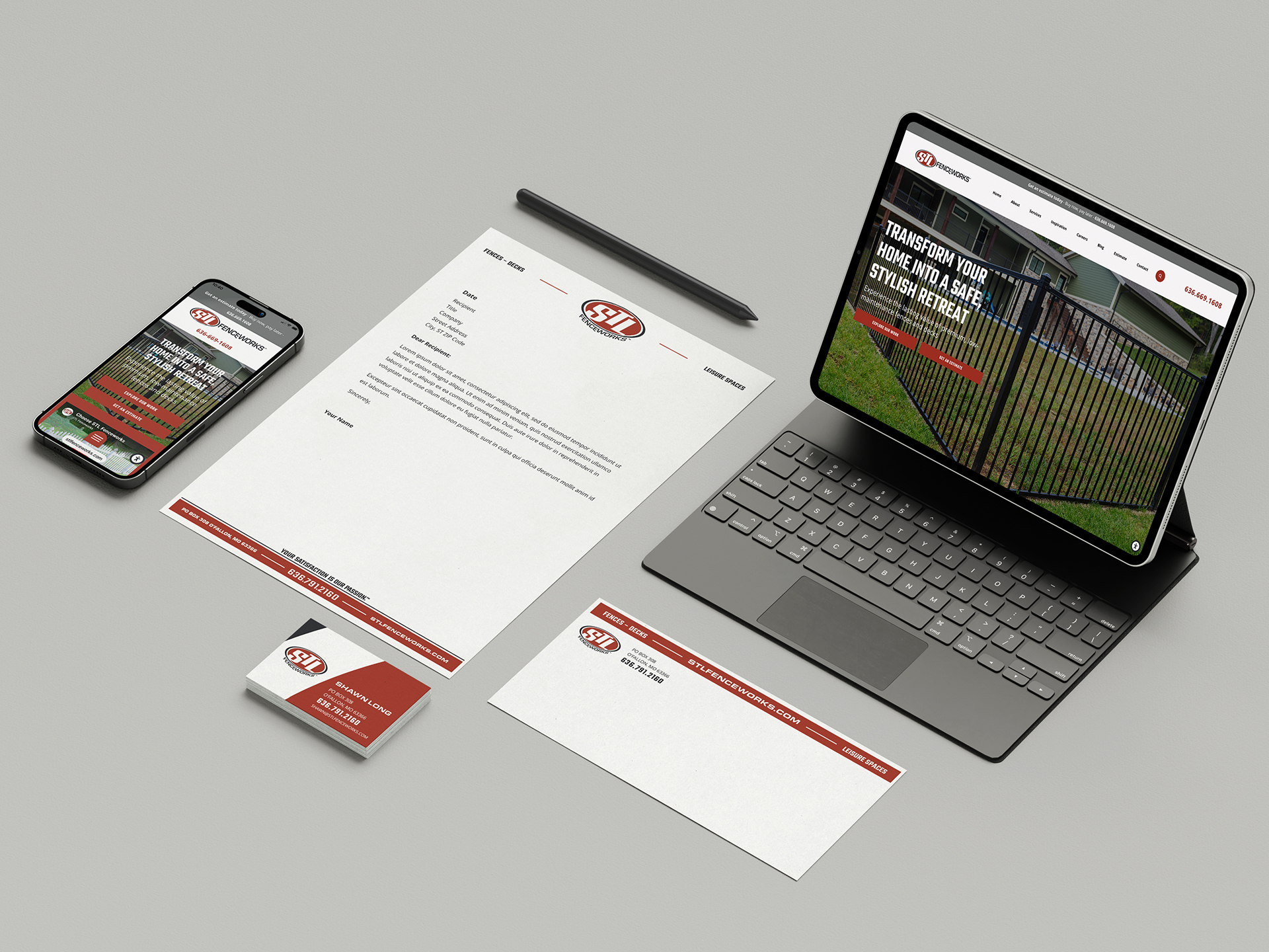 STL Fenceworks Identity Design System
