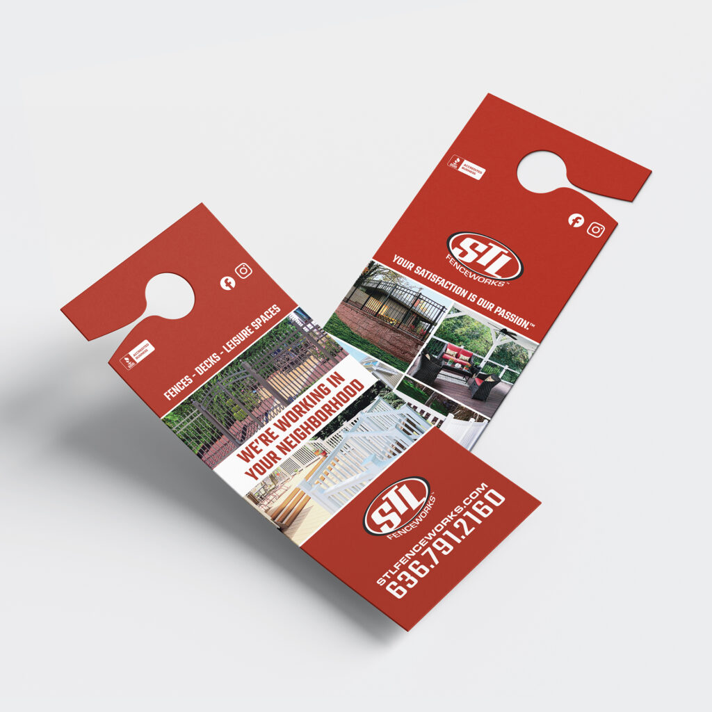 STL Fenceworks Door Hanger