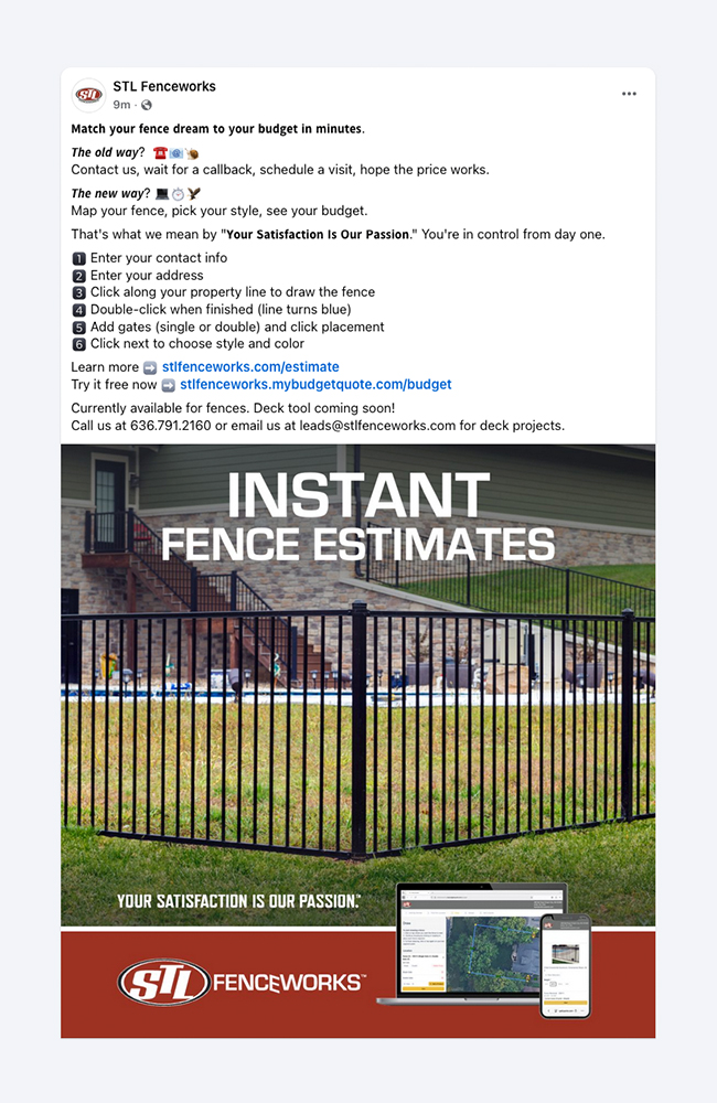STL Fenceworks Social Post