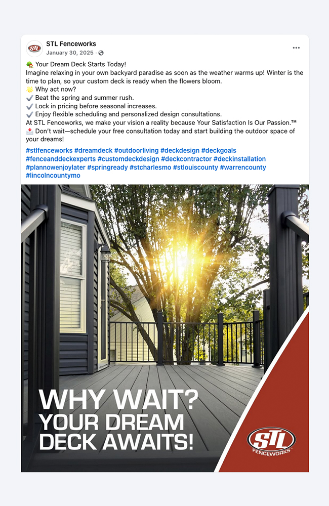 STL Fenceworks Social Post