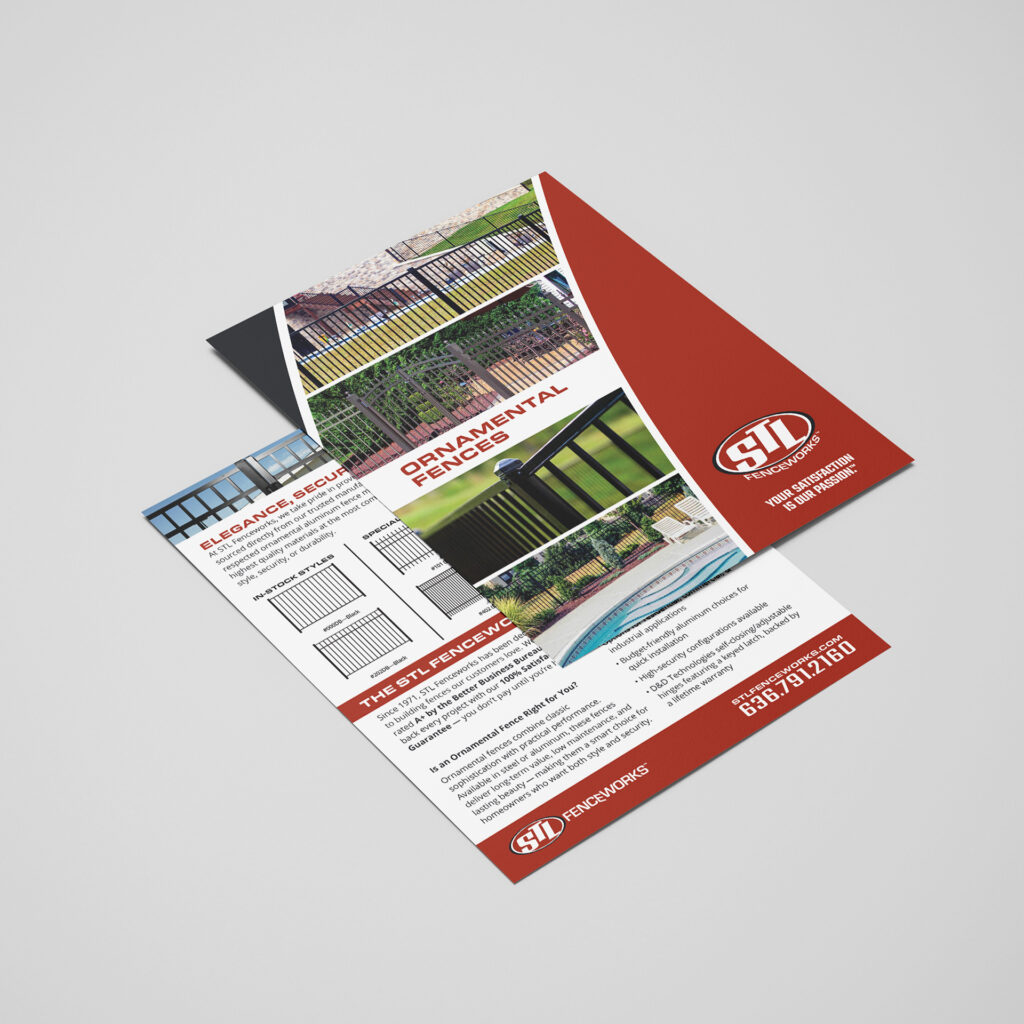 STL Fenceworks Ornamental Fence Flyer