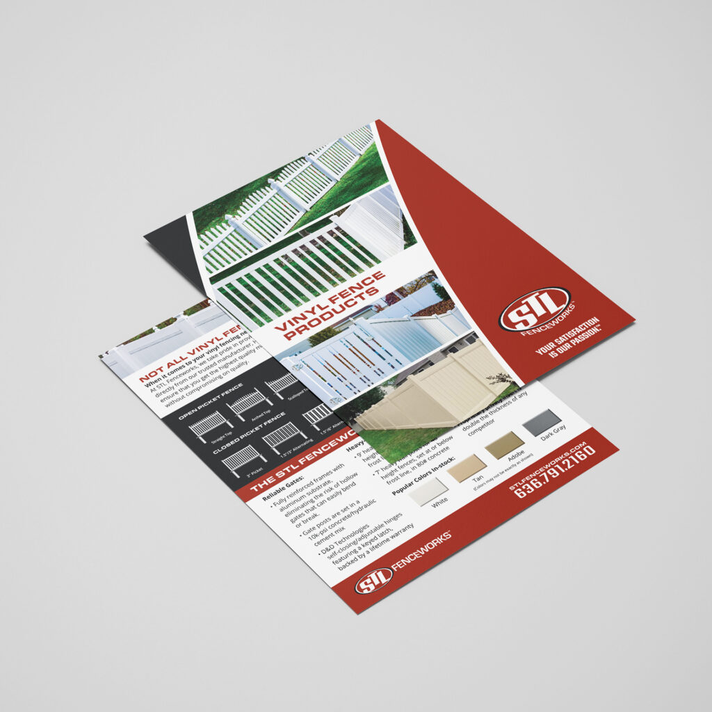 STL Fenceworks Vinyl Fence Flyer
